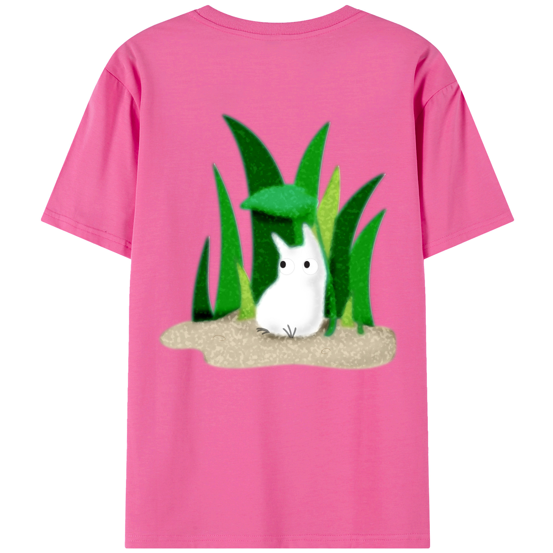 （画像用） となりのトトロ 草壁メイ 草壁サツキ My Neighbor Totoro Satsuki Kusakabe Mei Kusakabe レディース半袖Tシャツ(バックプリント)